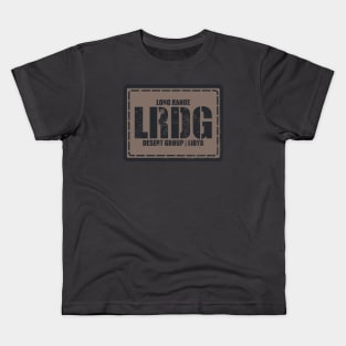 Long Range Desert Group LRDG (distressed) Kids T-Shirt